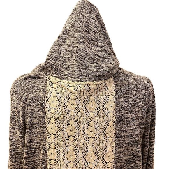 Miss Chievous Black and White Sequin Love Lightweight‎ Hoodie Sz 1 X - Picture 10 of 14